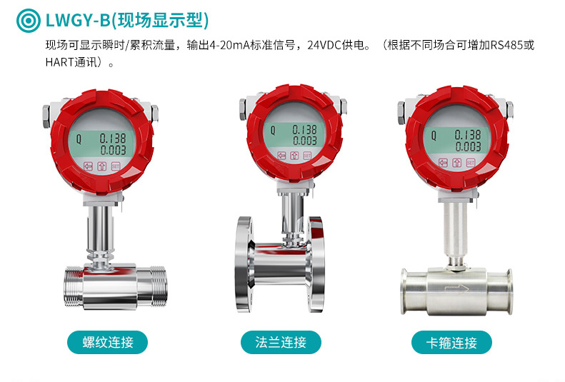 渦輪流量計LWGY-MIK現場顯示型