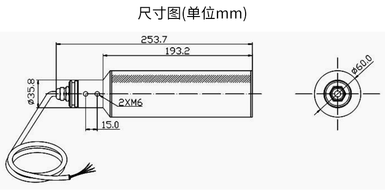 米科MIK-PSS100在線污泥濃度計電極尺寸